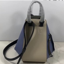 Loewe Classic Calf Hammock Small Bag Beige/Blue/Black