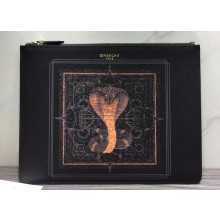 Givenchy Calfskin Large Pouch Clutch Bag 08