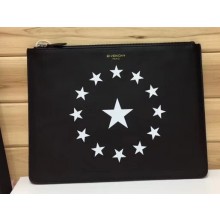 Givenchy Calfskin Large Pouch Clutch Bag 22
