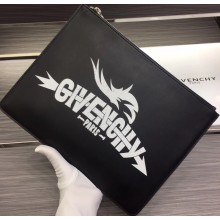 Givenchy Calfskin Large Pouch Clutch Bag 31