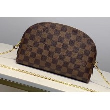 Louis Vuitton Cosmetic Pouch GM Bag M47353 Damier Ebene Canvas