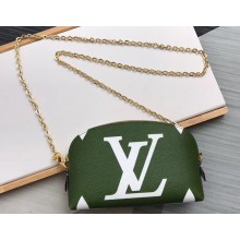 Louis Vuitton Pochette Cosmetique Cosme XL Bag with Chain M67693 Khaki