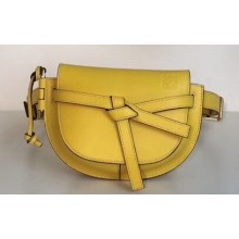 Loewe Calf Gate Bumbag Bag Yellow