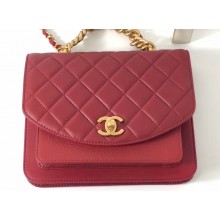 Chanel Chain Handle Flap Bag AS0785 Red 2019