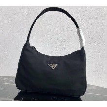 Prada Nylon Hobo Bag MV515 Black 2019