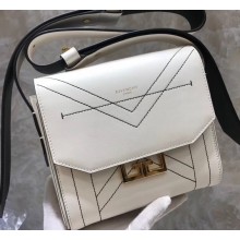 Givenchy Small Eden Messenger Bag in Smooth Leather White 2019