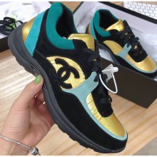 Chanel CC Logo Leather Sneakers G34360 04