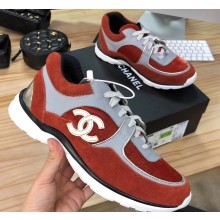 Chanel CC Logo Leather Sneakers G34360 13