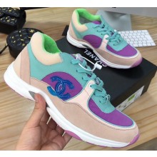 Chanel CC Logo Leather Sneakers G34360 18