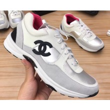 Chanel CC Logo Leather Sneakers G34360 27