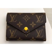 Louis Vuitton Victorine Wallet Monogram Canvas Yellow