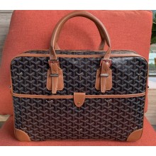 Goyard Ambassade Briefcase Bag Brown