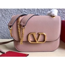 Valentino VLOCK Shoulder Small Bag 0006 Nude Pink 2019