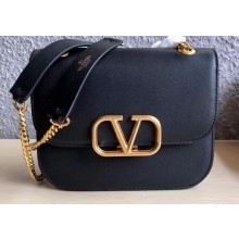 Valentino VLOCK Shoulder Small Bag 0006 Black 2019