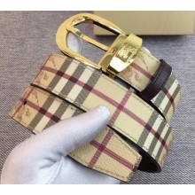Burberry Width 3.5cm Leather Belt BUR25