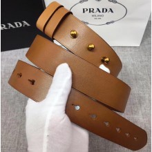 Prada Width 3.8cm Leather Belt P10