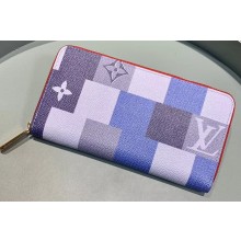 Louis Vuitton Zippy Wallet Damier Blue