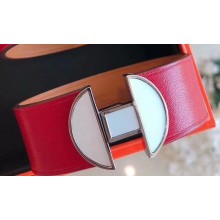 Hermes 2002 Narrow Bracelet Red
