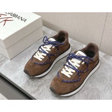 Dolce & Gabbana men's Sneakers Suede Leather Calfskin  1105-01-2024