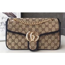 Gucci GG Marmont Small Matelassé Shoulder Bag 443497 Diagonal GG Canvas