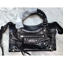 Balenciaga Classic Mini City Bag Black/Silver
