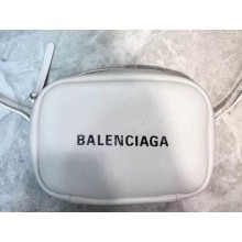 Balenciaga Calfskin Everyday Camera XS Bag White