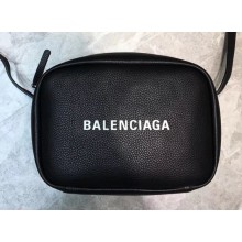 Balenciaga Calfskin Everyday Camera S Bag Black