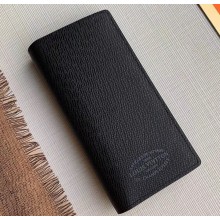 Louis Vuitton Malletier Brazza Wallet Taiga leather Black M30385