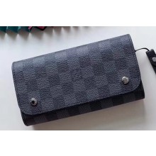 Louis Vuitton Kasai Clutch Bag M58080 Damier Graphite Canvas