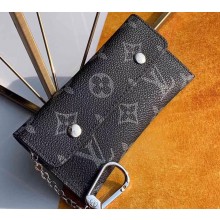 Louis Vuitton Key Holder and Coin Purse M60029 Monogram Eclipse Canvas