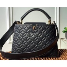 Louis Vuitton Monogram Flower Capucines BB Bag Black