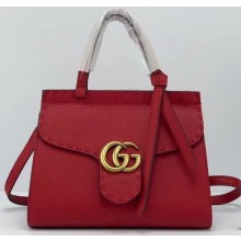 Gucci GG Marmont Mini Top Handle Bag 442622 Red