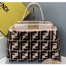 Fendi Mink FF Motif Peekaboo Iconic Medium Bag Light Pink 2019