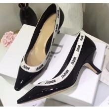 Dior Heel 6.5cm J'Adior Pumps in Patent Leather Black 2020