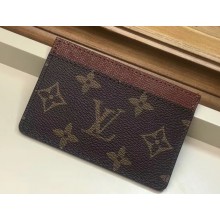 Louis Vuitton Card Holder Monogram Canvas M61733 Brown