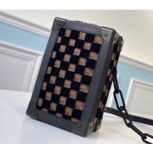 Louis Vuitton Mini Soft Trunk Bag M45044 Flocking Black 2020