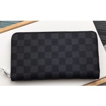 Louis Vuitton Zippy Organizer Wallet Damier Graphite Canvas N60111