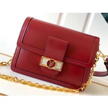 Louis Vuitton Lugano Dauphine MM Bag M55735 Cherry Berry Red Cruise 2020