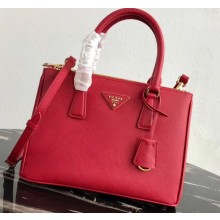 Prada Galleria Small Saffiano Leather Bag 1BA863 Red