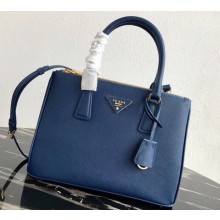 Prada Galleria Small Saffiano Leather Bag 1BA863 Blue