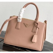 Prada Galleria Small Saffiano Leather Bag 1BA863 Nude Pink