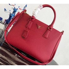 Prada Galleria Medium Saffiano Leather Bag 1BA274 Red