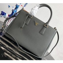 Prada Galleria Medium Saffiano Leather Bag 1BA274 Gray