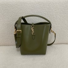 Saint Laurent le 37 small Bag in shiny leather 749036 DEEP MUSK(original quality)