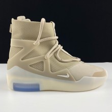 nike air fear of god sneakers beige canvas