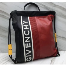 Givenchy Reverse Drawstring Backpack Bag Red/White 2018