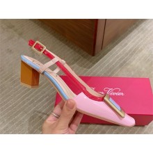 Roger Vivier Belle Vivier Covered Buckle Slingback Pumps in Patent Leather 01 2024