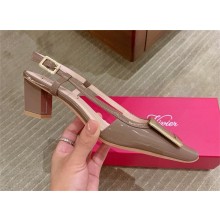 Roger Vivier Belle Vivier Covered Buckle Slingback Pumps in Patent Leather 02 2024
