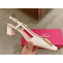 Roger Vivier Belle Vivier Covered Buckle Slingback Pumps in Patent Leather 03 2024