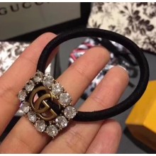Gucci GG Crystal Hair Accessory Black 2018